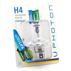 Photon H4 12 Volt 60-55 Watt Tekli Ampul