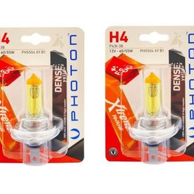 Photon H4 Xtreme Yellow 2 Adet Limon Sarısı Far Ampülü Takımı