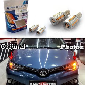 Photon PH7219SNA Led Sinyalu Şaşı 12V 93 Sarı 140 Led 21W Far Ampülü