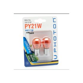 Photon PY21W Turuncu Amber 93 Ampül Şaş Tırnak İkili Paket Sinyal Ampülü