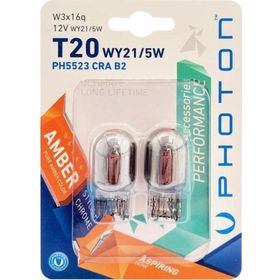 Photon T20 Chrome 21/5W 12V Natural Amber Ampul