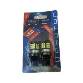 Photon T20 W21/5W 12V-24V Beyaz 2'li Led Blister