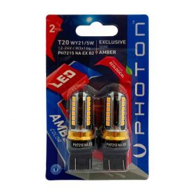 Photon T20 WY21/5W Turuncu Çift Duy Dipsiz Ampul