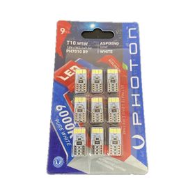 Photon W5W T10 9 Adet Dipsiz Led Tavan Park Plaka Ampulü