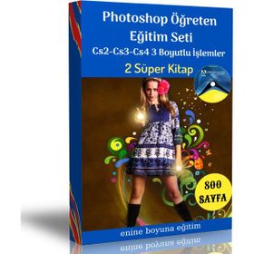 Photoshop Öğreten Kitap Seti 2 Kitap Enine Boyuna Eğitim