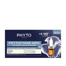Phyto 12x3,5 ml Cyane Erkek Tipi Kronik Saç Dökülmesine Karşı Bakım Serumu