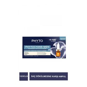 Phyto 12x3,5 ml Cyane Erkek Tipi Kronik Saç Dökülmesine Karşı Bakım Serumu