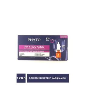 Phyto 12x5 ml Phytocyane Kadın Tipi Kronik Saç Dökülmesi Karşıtı Bakım Serumu