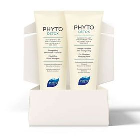 Phyto İkili Set Detox Shampoo Cansız Matlaşmış Saçlar İçin Detoks Etkili Arındırıcı Şampuan Mask
