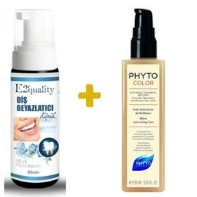 Phyto Phytocolor Shine Activating Care 150 ml Şampuan+E2'Quality E2'quality Diş Beyazlatıcı Köpük