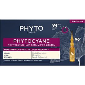 Phyto Phytocyane 12x5 ml Kadın Tipi Dönemsel Saç Dökülmesine Karşı Bakım Serumu