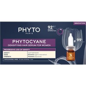 Phyto Phytocyane 12x5 ml Kadın Tipi Kronik Saç Dökülmesine Karşı Bakım Serumu