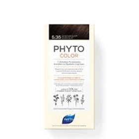 Phytocolor 5.35 Chocolate Light Brown Açık Kestane Dore Akaju Bitkisel Saç Boyası