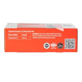 Phytodef Coenzym Q10 2x30 Kapsül