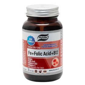 Phytodef Demir Folik Asit Vitamin B12 30 Tablet