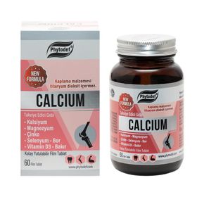 Phytodef Kalsiyum Magnezyum Çinko İçeren 60 Tablet
