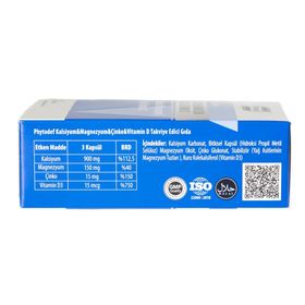 Phytodef Kalsiyum Magnezyum Çinko Vitamin D 30 Kapsül