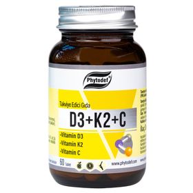 Phytodef Vitamin D3 K2 C 60 Tablet