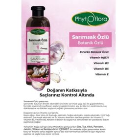 Phytoflora 2x400 ML Sarımsak Özlü Bitkisel Şampuan