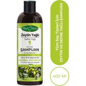 Phytoflora Zeytin Yağlı Defne Yağlı 499 ml Bitkisel Şampuan