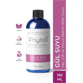Phytoil 150 ml Gül Saç Cilt ve Vücut Bakım Bitki Suyu