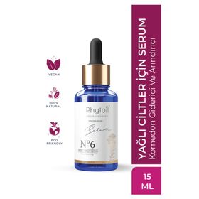 Phytoil No:6 Yağlı Ciltler Için Komedon Giderici ve Arındırıcı 15 ML Yüz Serumu