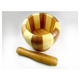 Pi İthalat Ahşap Bambu Havan