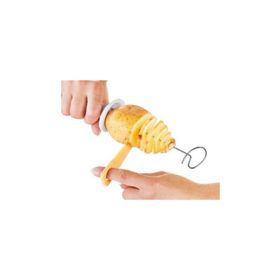 Pi İthalat Çubukta Patates Cips Yapma Spiral Patates Dilimleyici Aparat