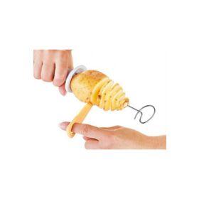 Pi İthalat Çubukta Patates Cips Yapma Spiral Patates Dilimleyici Aparat