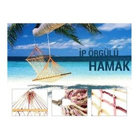 Pi İthalat İp Örgülü Ahşap Hamak
