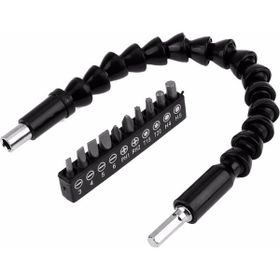 Pi İthalat Matkap Ucu Bükülebilir Oynar Vidalama Bits 30 cm Komple Set Uzatma Aparatı
