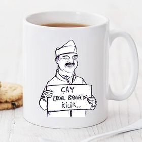 Pi İthalat Pi244 Çay Erdal Bakkalda İçilir Kişiye Özel Sihirli Kupa