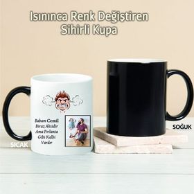 Pi İthalat Pi246 Sinirli Babam Kişiye Özel Sihirli Kupa