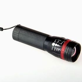 Pi İthalat Power Ledli ve Zoomlu 2 km Menzilli Alüminyum El Feneri