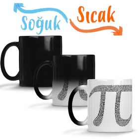 Pi Sayisi Mathematica Matematik Özel Tasarim Pi Günü Sihirli Porselen Kupa