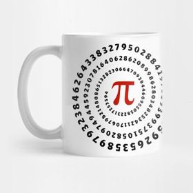 Pi Sayısı Porselen Kupa Bardak