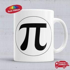 Pi Sayısı Porselen Kupa Bardak