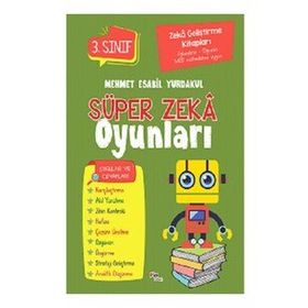 Pia Çocuk Yayınları Zeka Geliştirme Kitapları Süper Zeka Oyunları 3.Sınıf