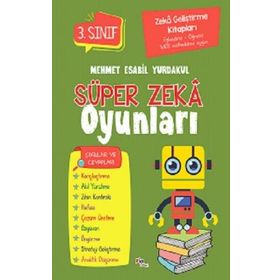 Pia Çocuk Yayınları Zeka Geliştirme Kitapları Süper Zeka Oyunları 3.Sınıf