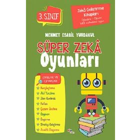 Pia Çocuk Yayınları Zeka Geliştirme Kitapları Süper Zeka Oyunları 3.Sınıf