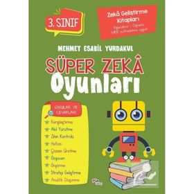 Pia Çocuk Yayınları Zeka Geliştirme Kitapları Süper Zeka Oyunları 3.Sınıf