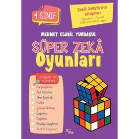 Pia Çocuk Yayınları Zeka Geliştirme Kitapları Süper Zeka Oyunları 4.Sınıf