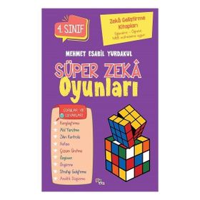 Pia Çocuk Yayınları Zeka Geliştirme Kitapları Süper Zeka Oyunları 4.Sınıf