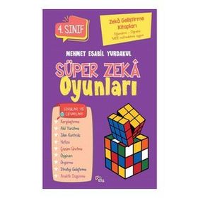Pia Çocuk Yayınları Zeka Geliştirme Kitapları Süper Zeka Oyunları 4.Sınıf