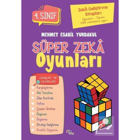 Pia Çocuk Yayınları Zeka Geliştirme Kitapları Süper Zeka Oyunları 4.Sınıf