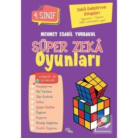 Pia Çocuk Yayınları Zeka Geliştirme Kitapları Süper Zeka Oyunları 4.Sınıf