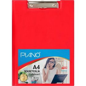Piano A4 Kapaklı Kırmızı Pvc Sekreterlik