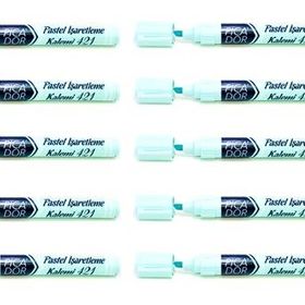 Picador 10 Adet Pastel Mavi Fosforlu Kalem