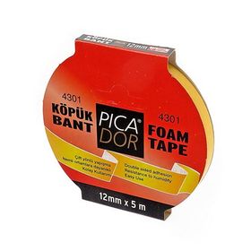 Picador 12 mm 5 m Çift Taraflı Köpük Bant