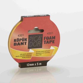 Picador 12 mm 5 m Çift Taraflı Köpük Bant